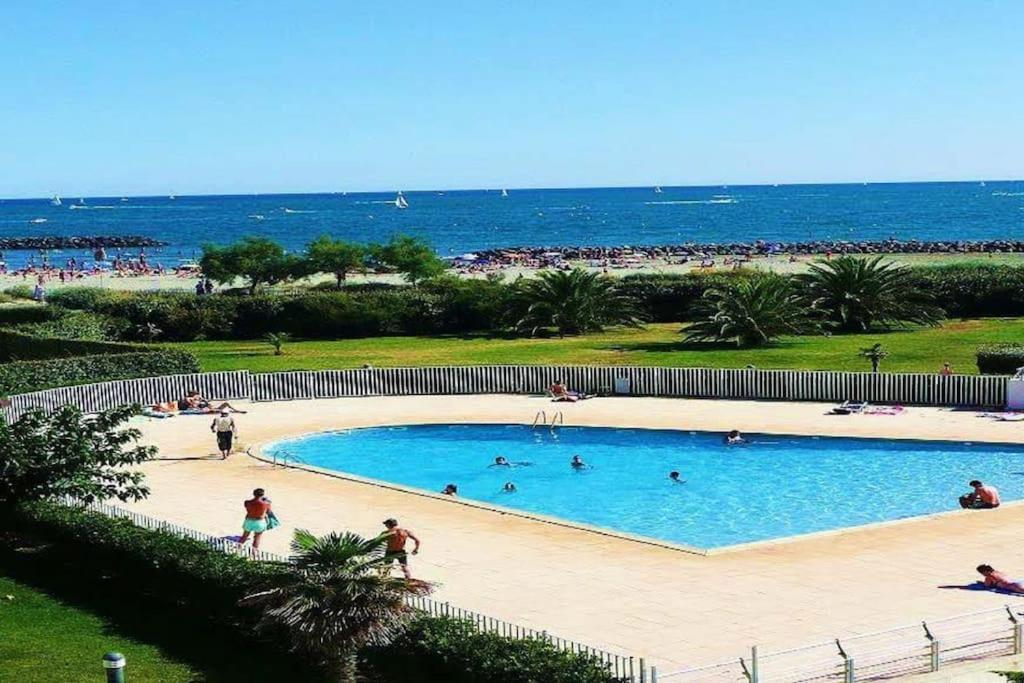 Апартаменти Les Rivages De Rochelongues, T3, Piscine, Clim, Parking Агд Екстер'єр фото